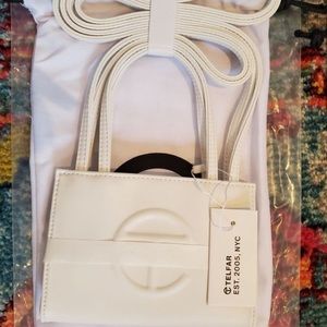 New Telfar White Small Bag